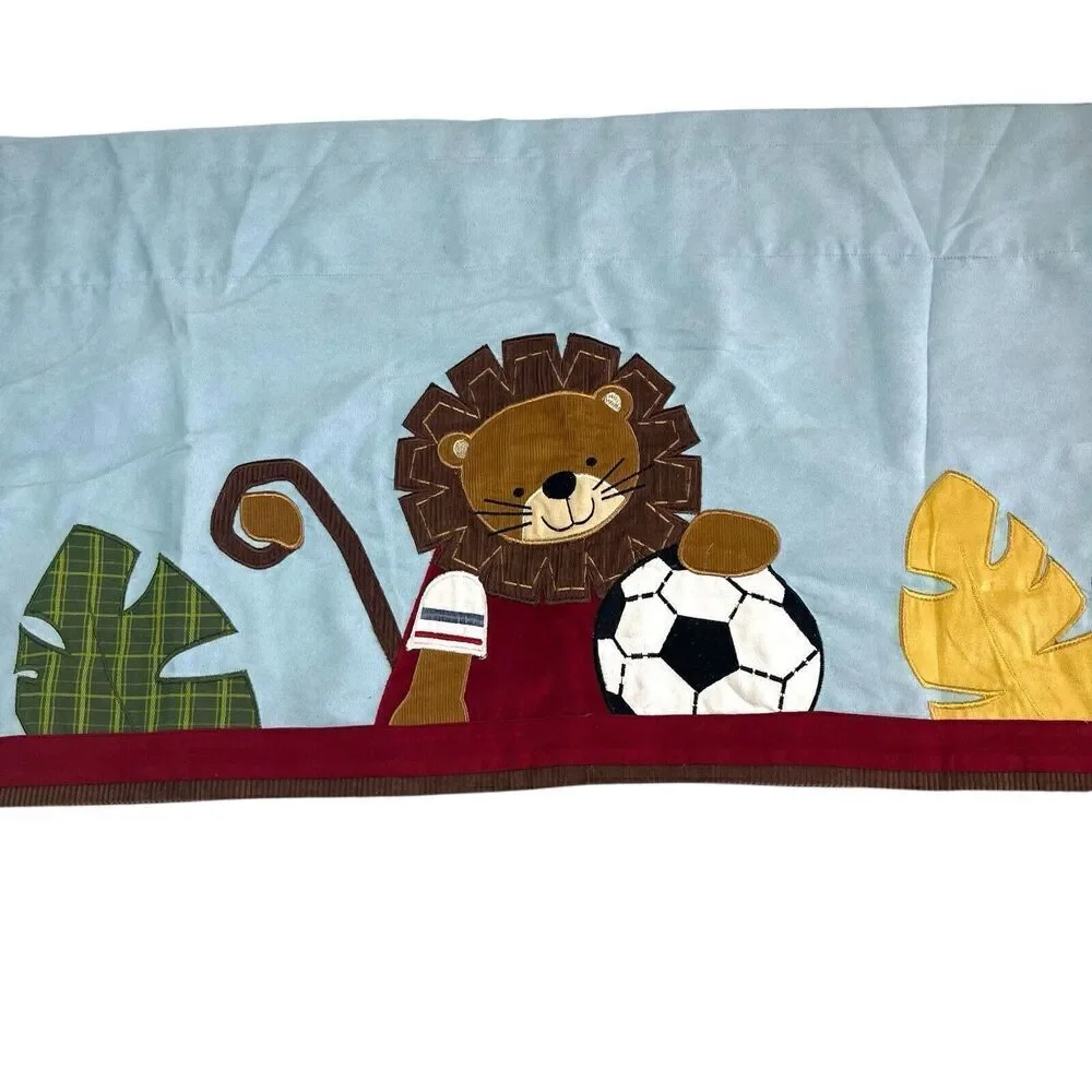 Lambs & Ivy Nursery Window Valance Safari